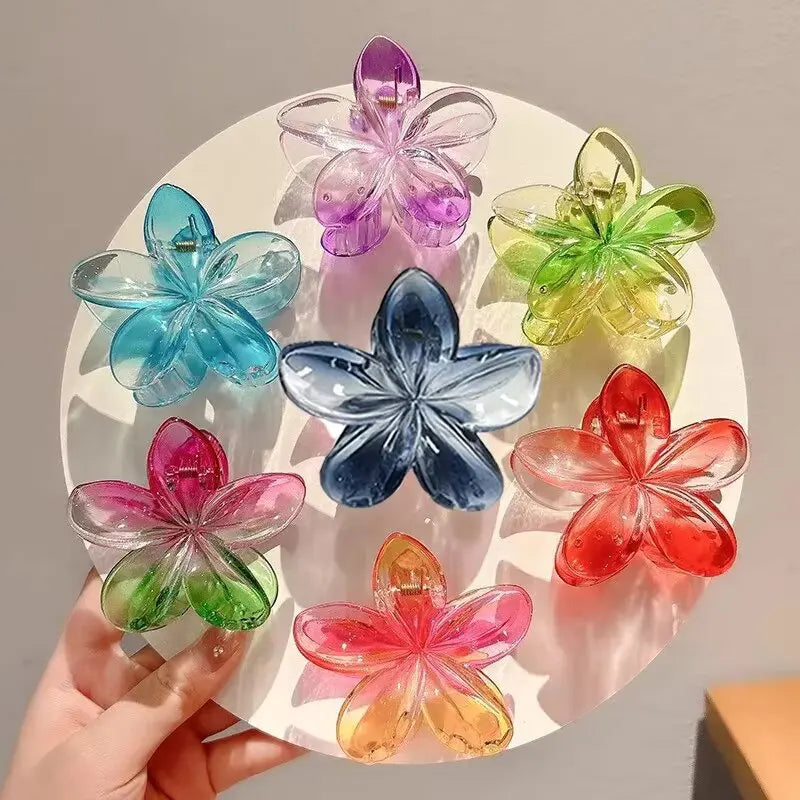 Hawaiian Mini Flower Hair Clips