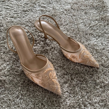 Seraphine Mesh Heels