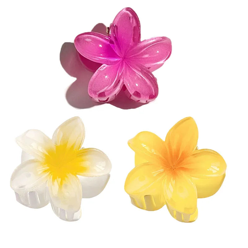 Hawaiian Mini Flower Hair Clips