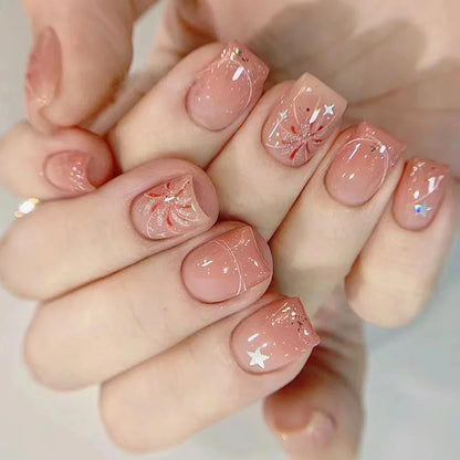 Blush Breeze Nails