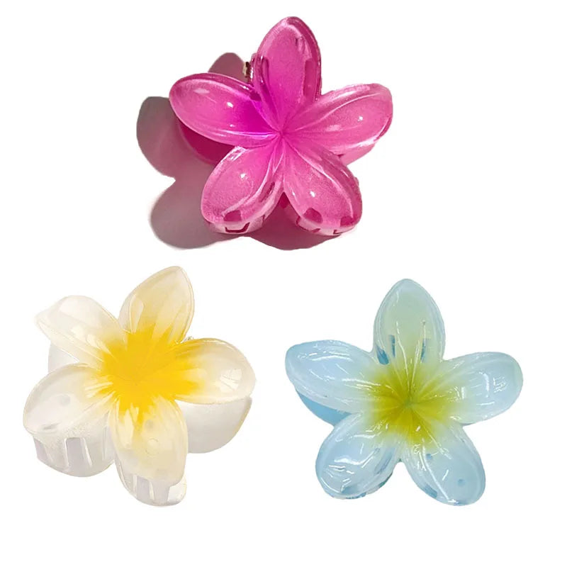 Hawaiian Mini Flower Hair Clips