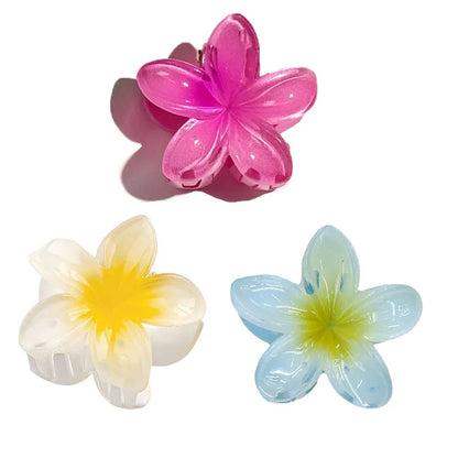 Hawaiian Mini Flower Hair Clips