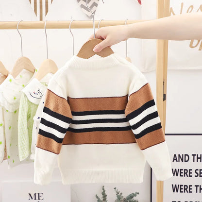 2-6years kids  StripeCharm Knit Sweater