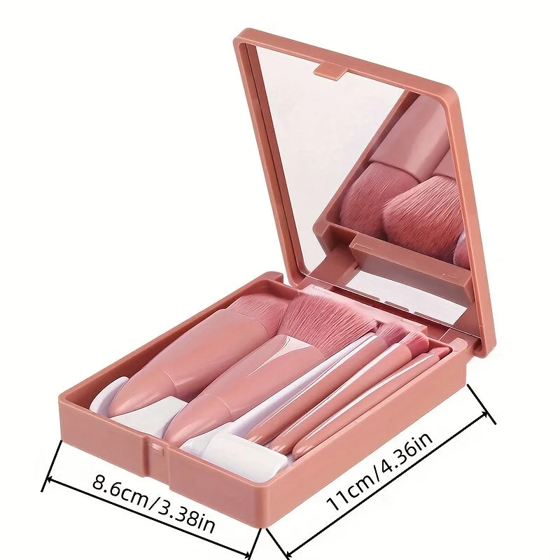 Mini Travel Makeup Brush Kit