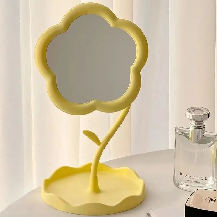 Flower Desktop Mirror