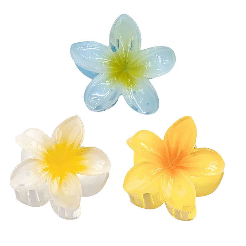 Hawaiian Mini Flower Hair Clips