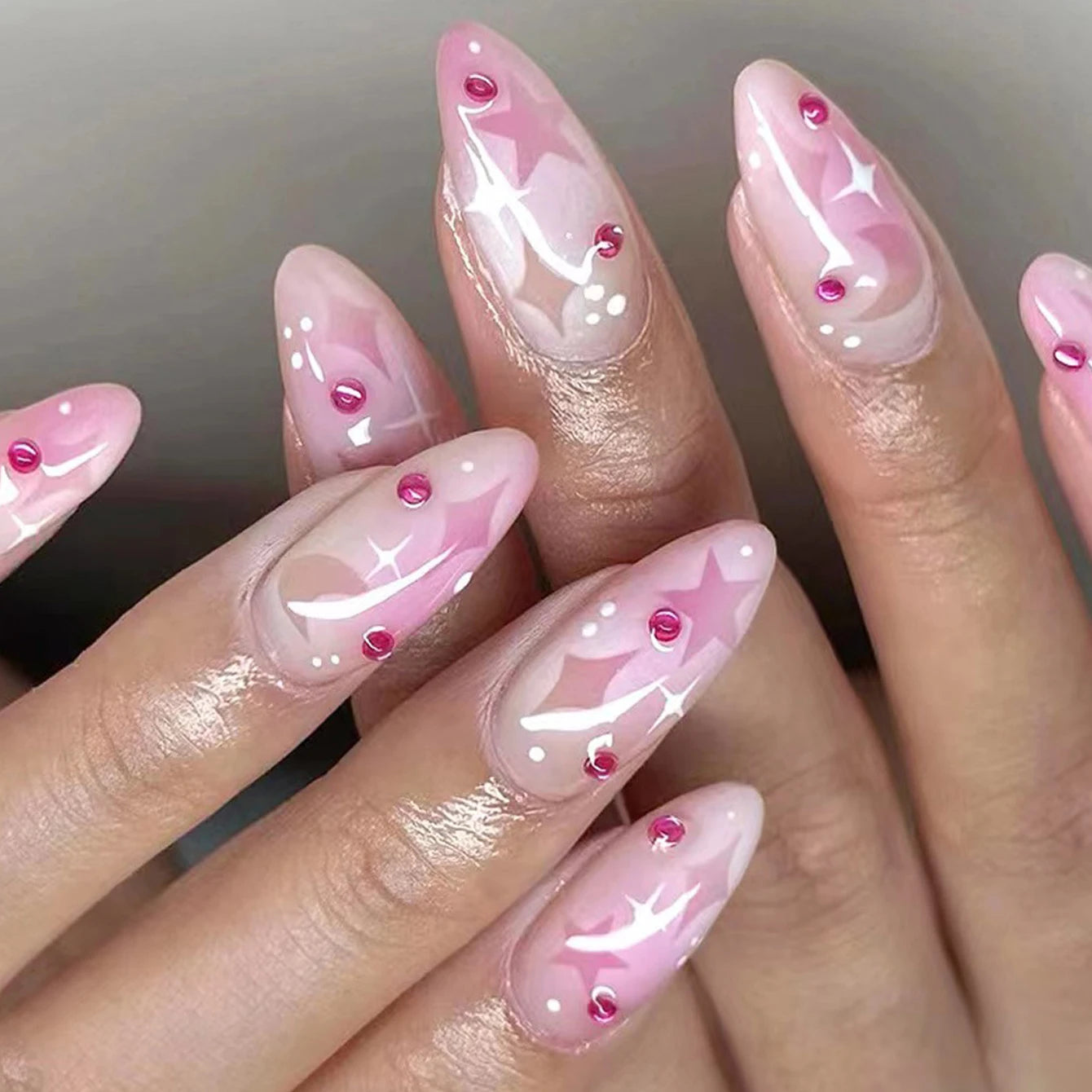 Lover’s Whisper Almond Nails