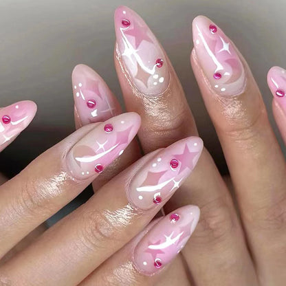 Lover’s Whisper Almond Nails