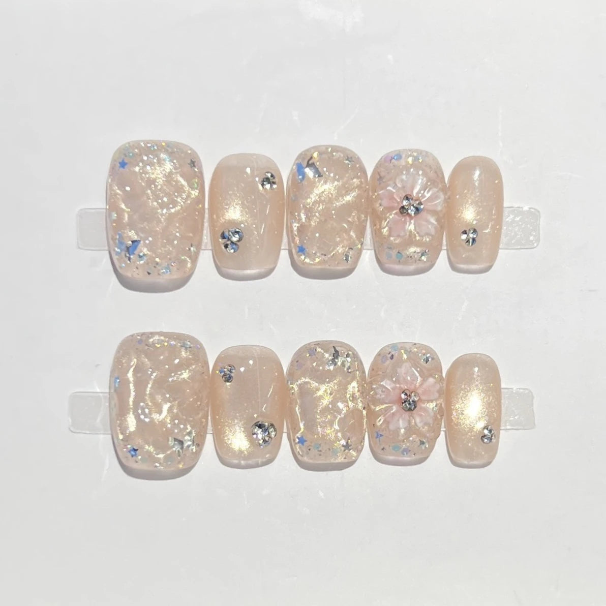 Bloom Ballet Cat-Eye Nails