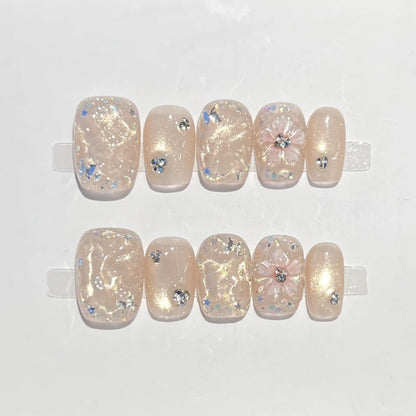 Bloom Ballet Cat-Eye Nails