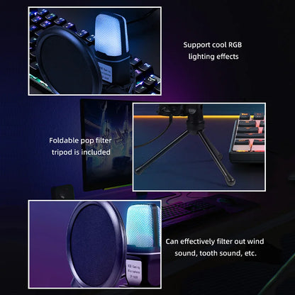 Vacusg LumaCast RGB Pro Microphone