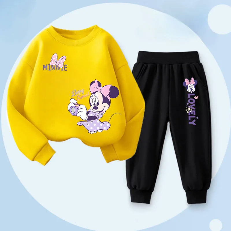4-6 years kids MinnieCharm Tracksuit Set