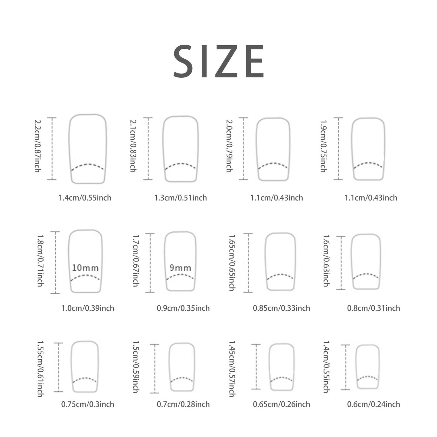 Pure French Press-On Nails