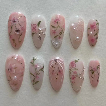 Flora Ballet Press-On Nails
