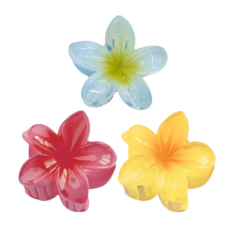 Hawaiian Mini Flower Hair Clips