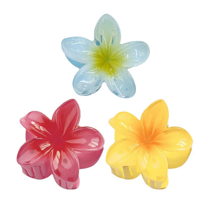 Hawaiian Mini Flower Hair Clips