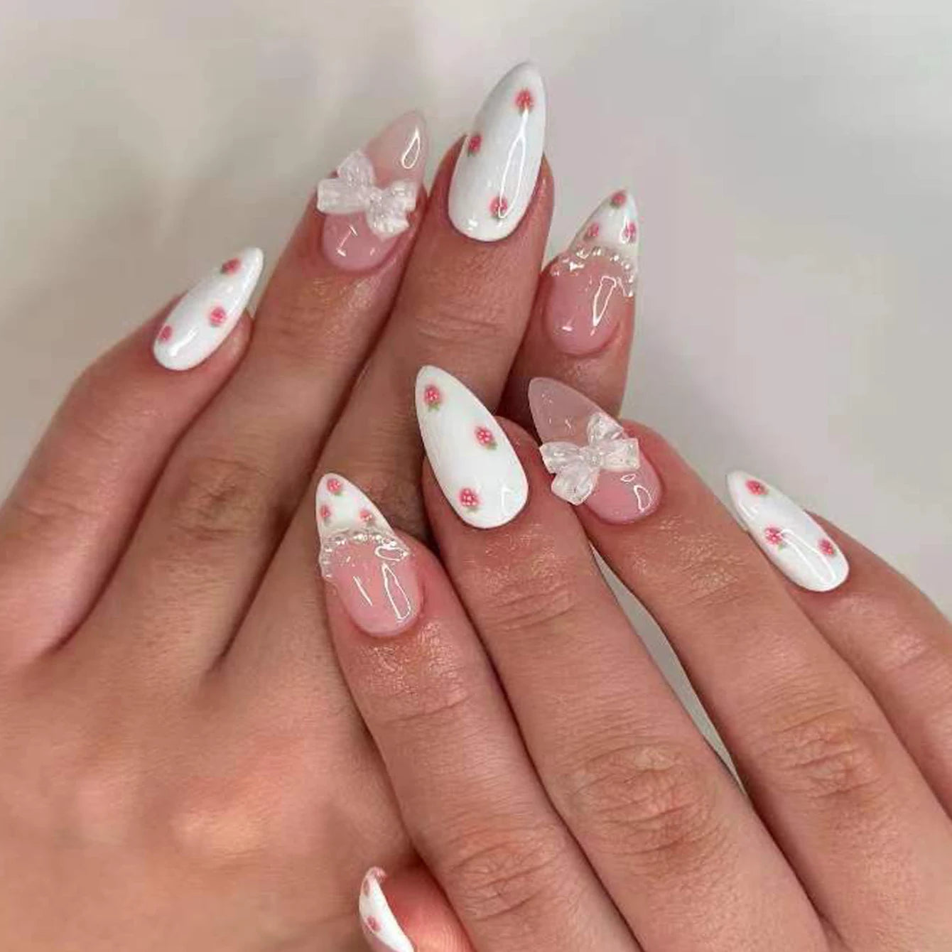 Lover’s Whisper Almond Nails