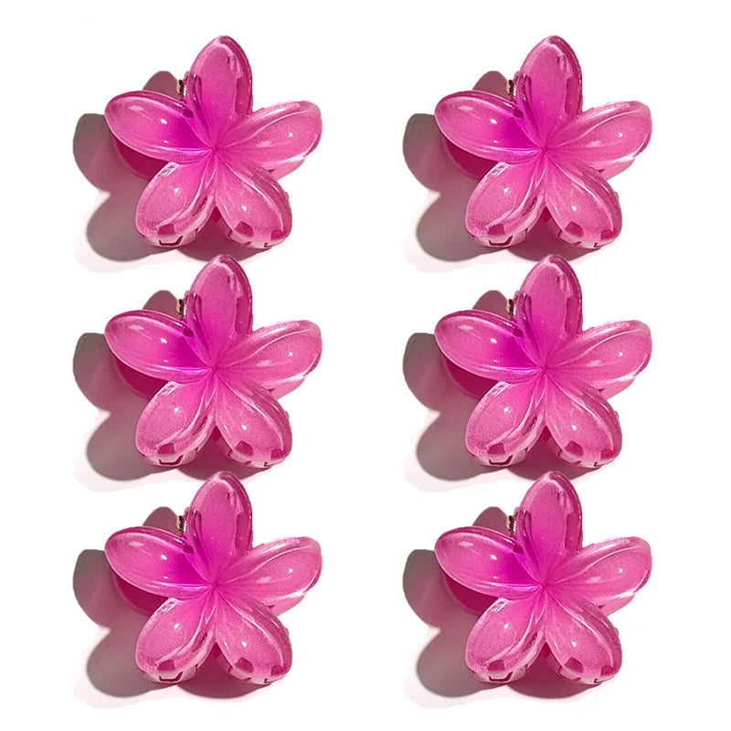 Hawaiian Mini Flower Hair Clips
