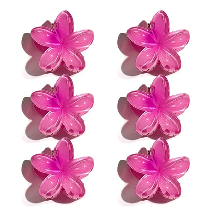Hawaiian Mini Flower Hair Clips
