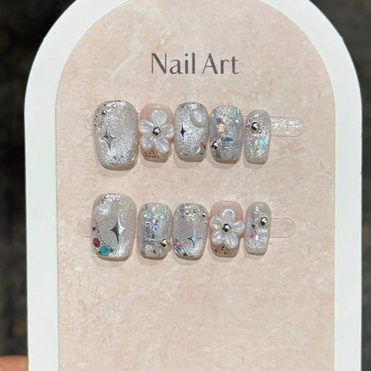 Bloom Ballet Cat-Eye Nails