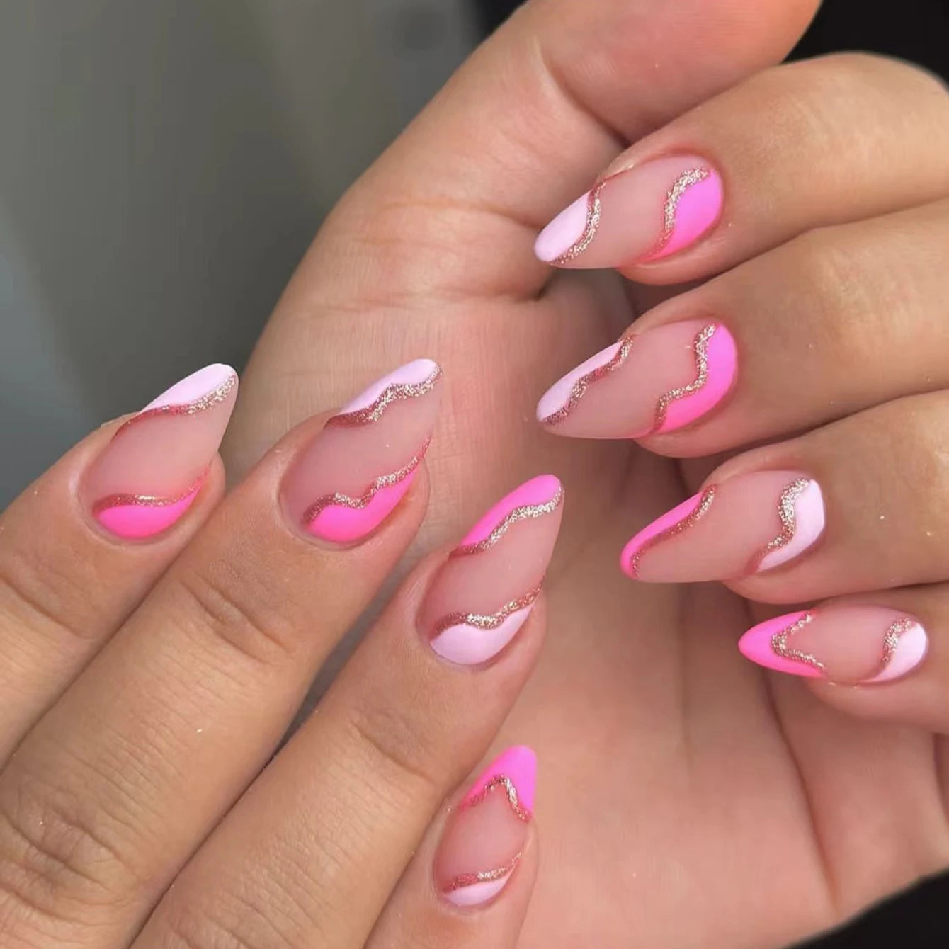 Lover’s Whisper Almond Nails