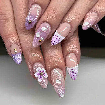 Butterfly Ballet Nails