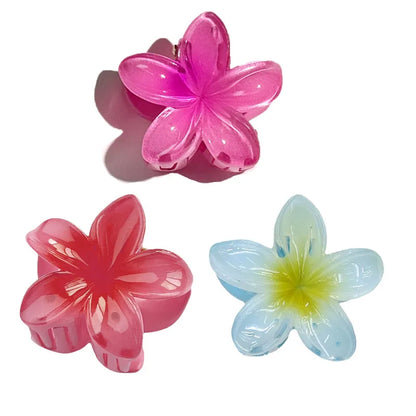 Hawaiian Mini Flower Hair Clips