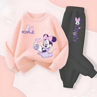 4-6 years kids MinnieCharm Tracksuit Set