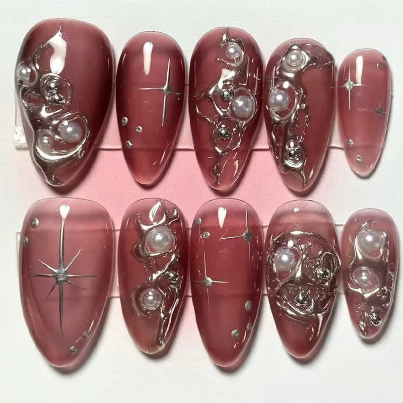 Flora Ballet Press-On Nails