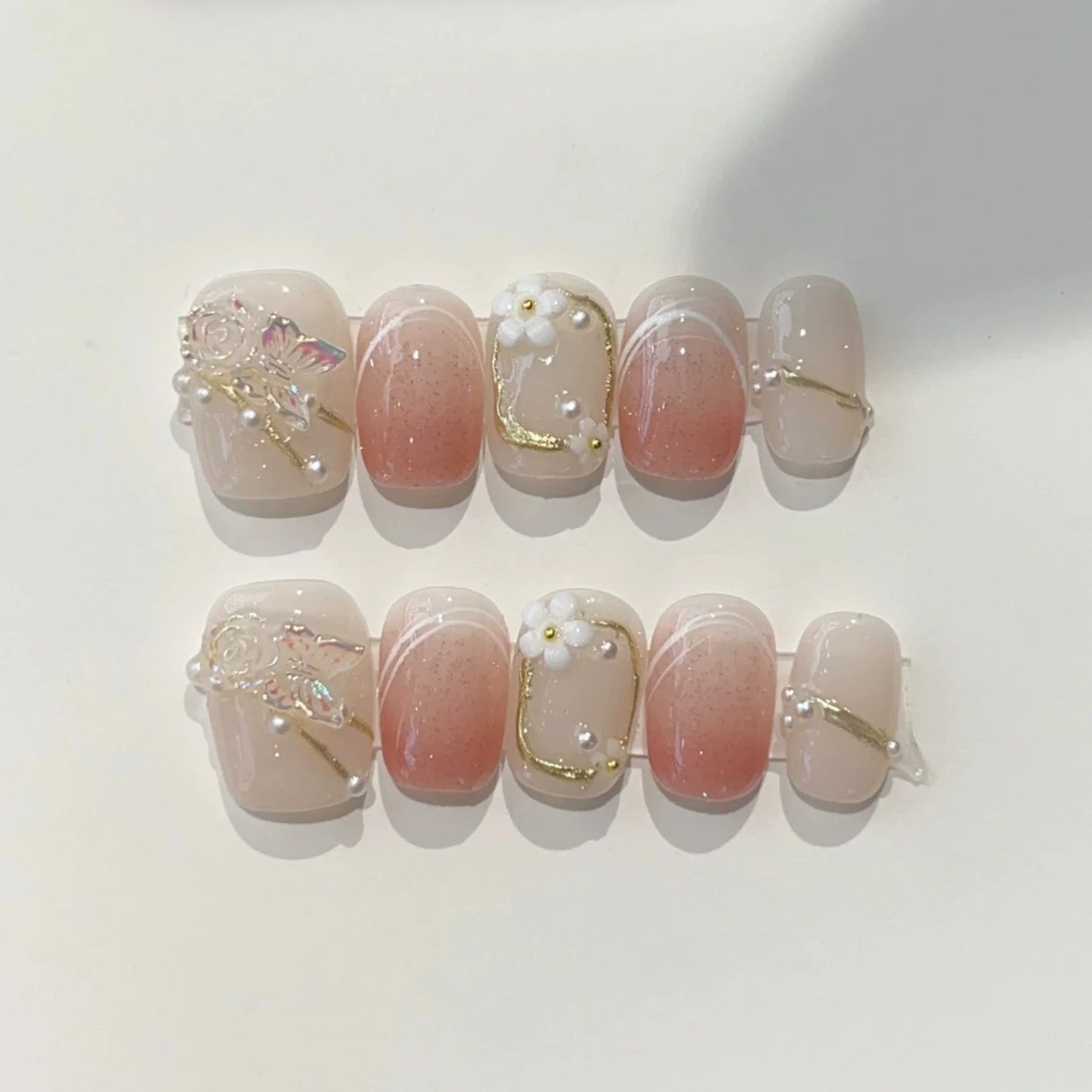 Bloom Ballet Cat-Eye Nails