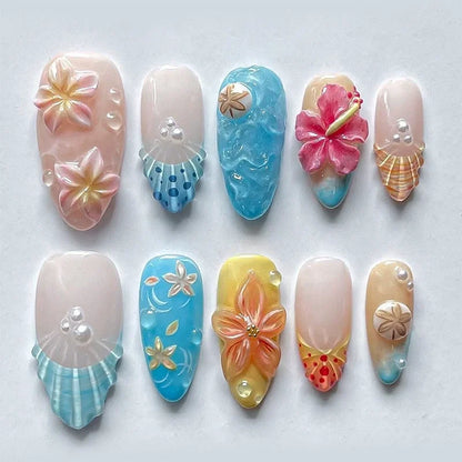 Flora Ballet Press-On Nails