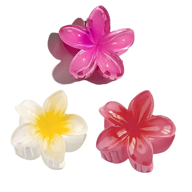 Hawaiian Mini Flower Hair Clips