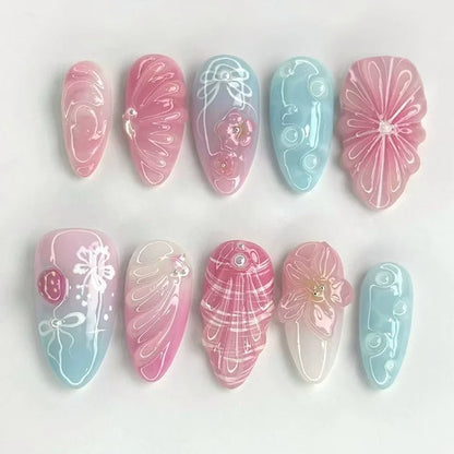 Flora Ballet Press-On Nails