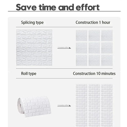 Brick Charm 3D Wallpaper