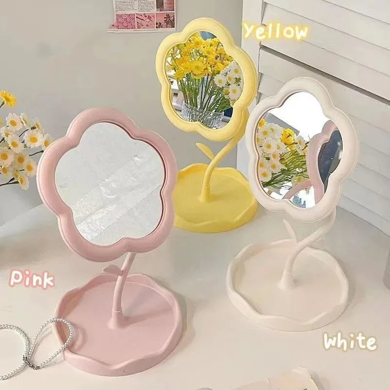 Flower Desktop Mirror