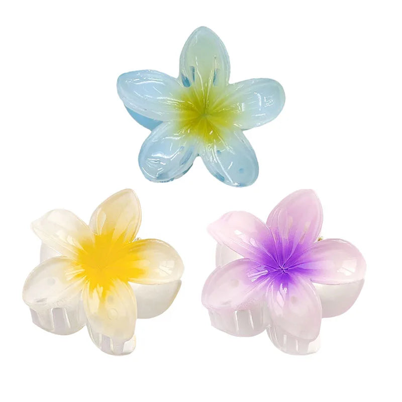 Hawaiian Mini Flower Hair Clips
