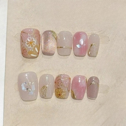 Bloom Ballet Cat-Eye Nails