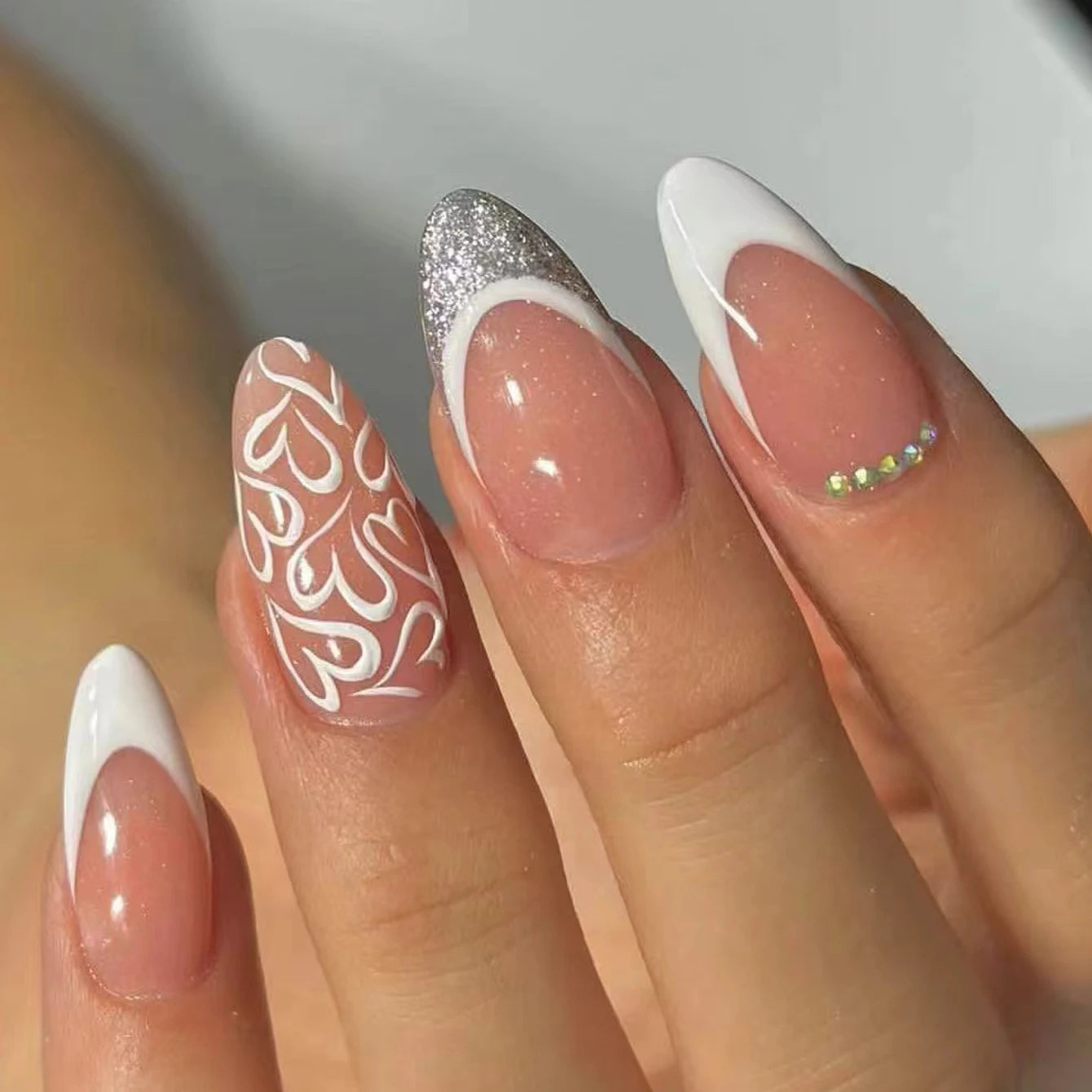 Lover’s Whisper Almond Nails