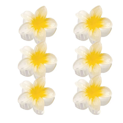 Hawaiian Mini Flower Hair Clips