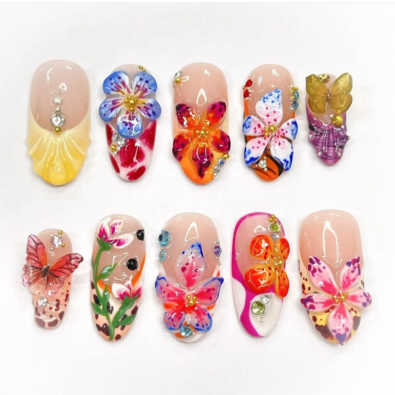 Flora Ballet Press-On Nails