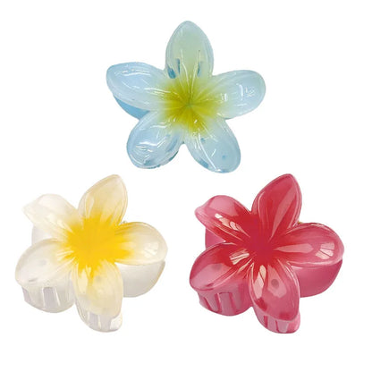 Hawaiian Mini Flower Hair Clips