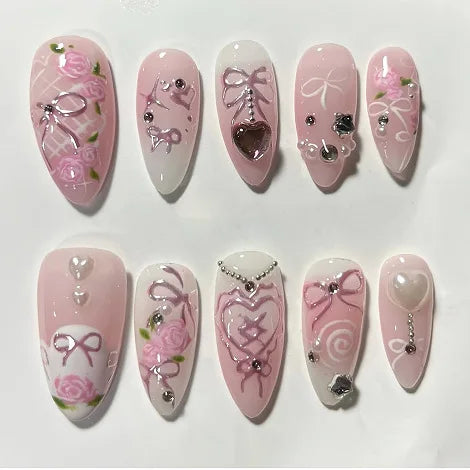 Flora Ballet Press-On Nails