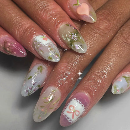 Flora Ballet Press-On Nails