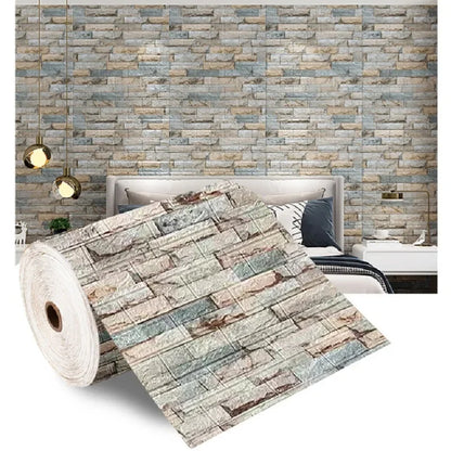 Brick Charm 3D Wallpaper