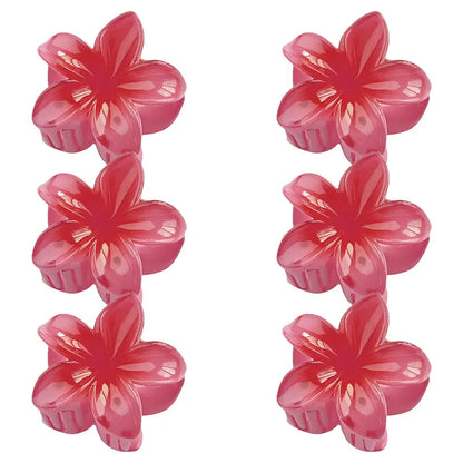 Hawaiian Mini Flower Hair Clips
