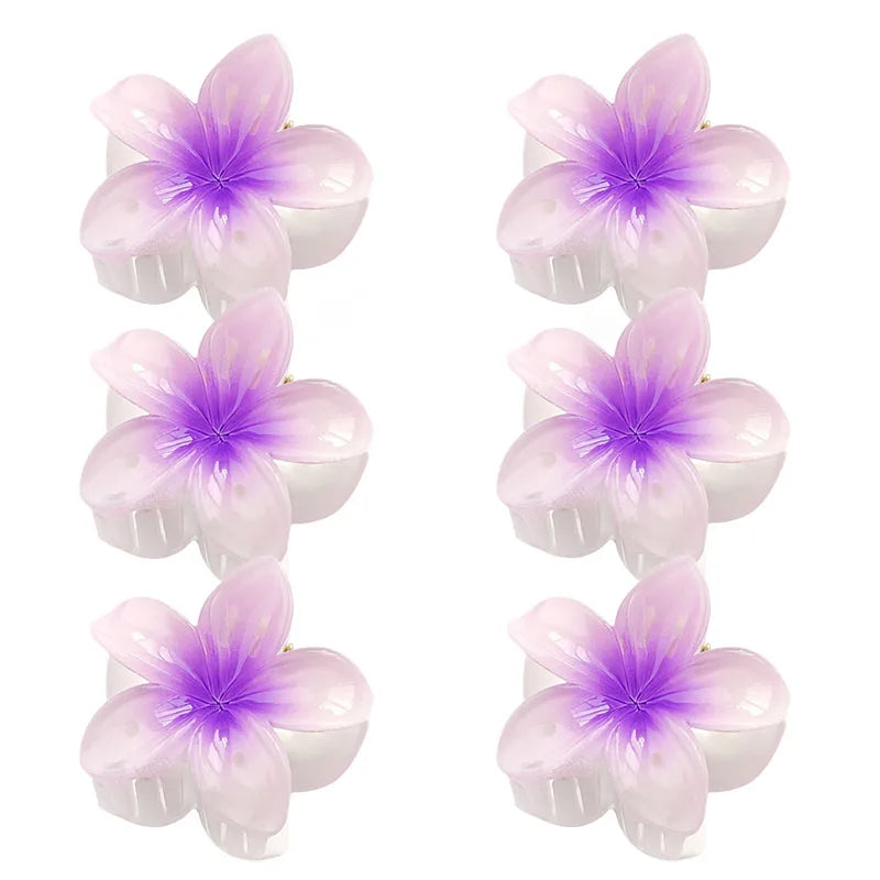 Hawaiian Mini Flower Hair Clips