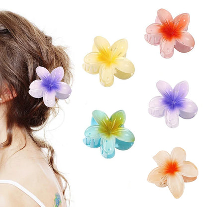 Hawaiian Mini Flower Hair Clips