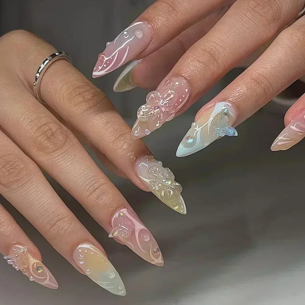 Butterfly Ballet Nails