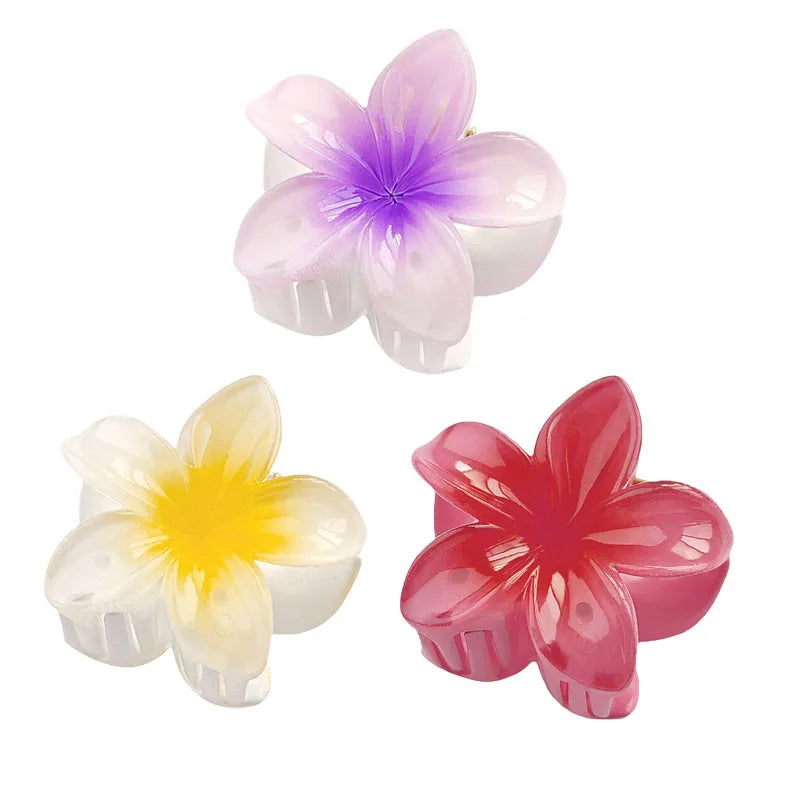 Hawaiian Mini Flower Hair Clips