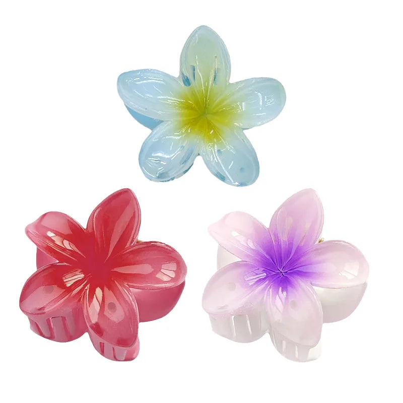 Hawaiian Mini Flower Hair Clips